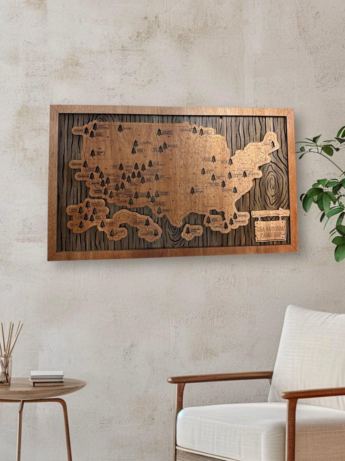 USA National Parks Map