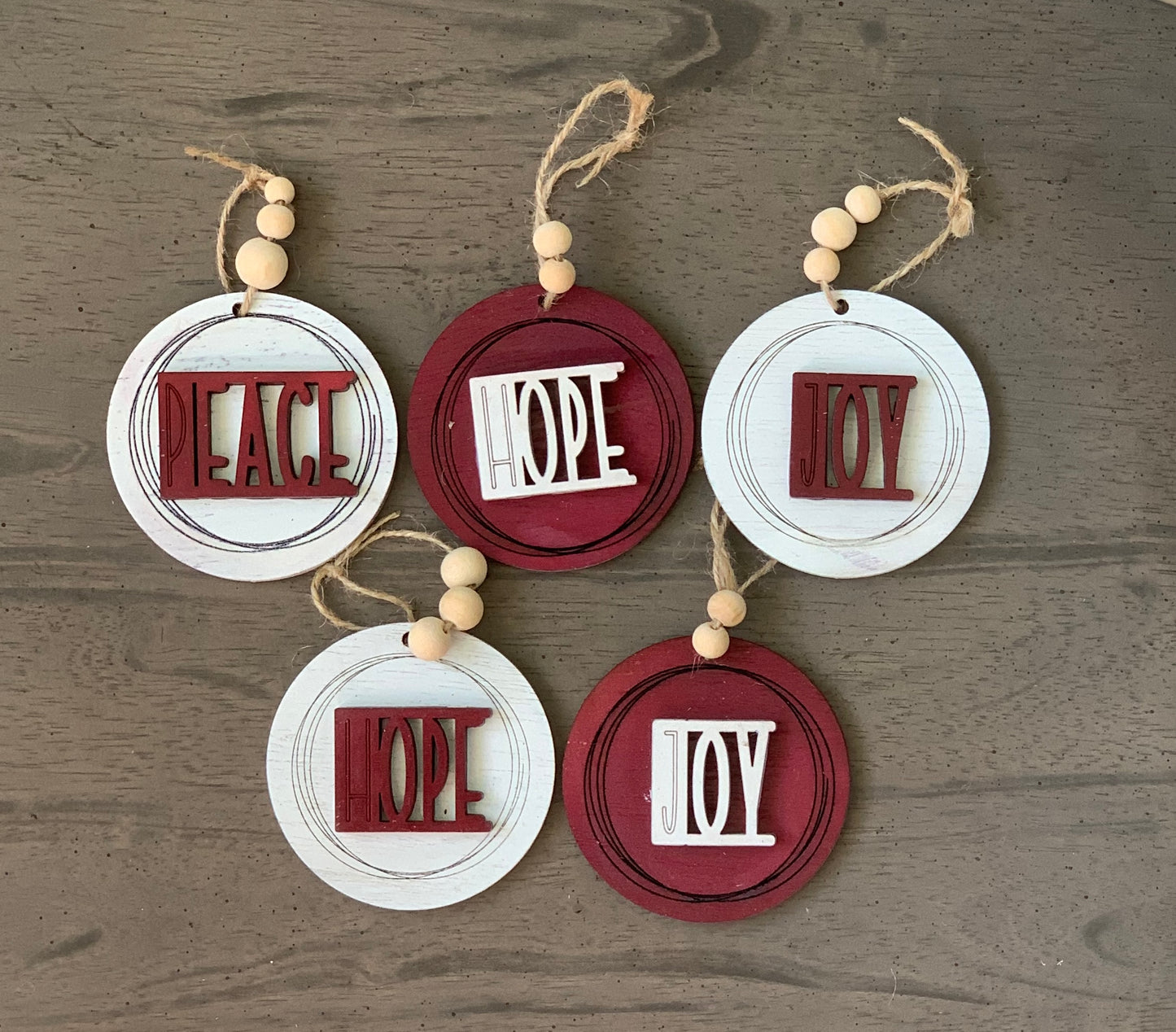 Wooden Christmas Ornament