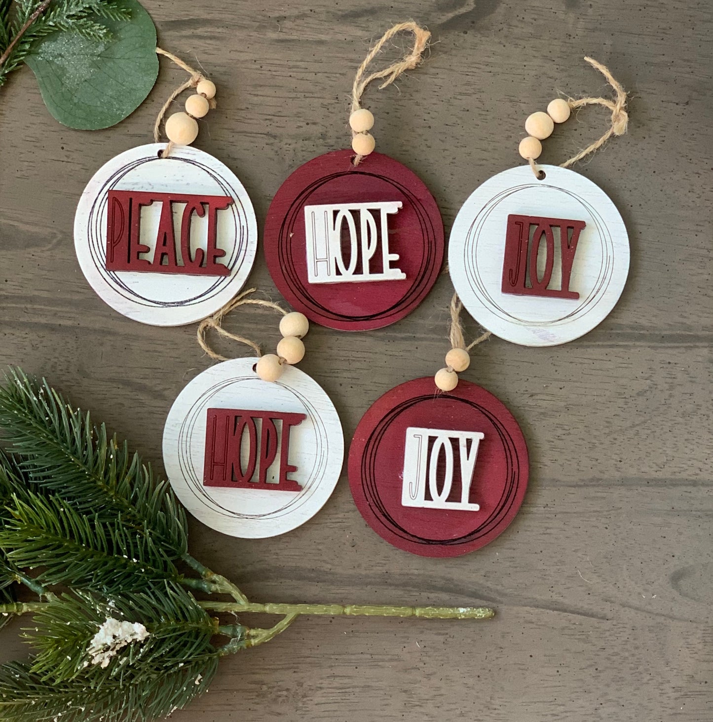 Wooden Christmas Ornament