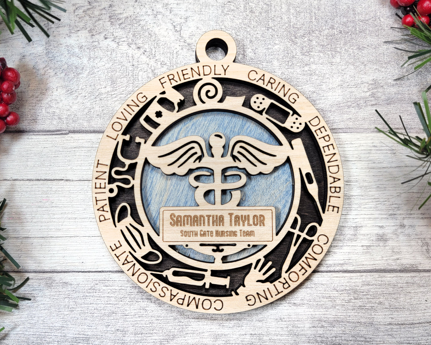 Medical Symbol Christmas Ornament