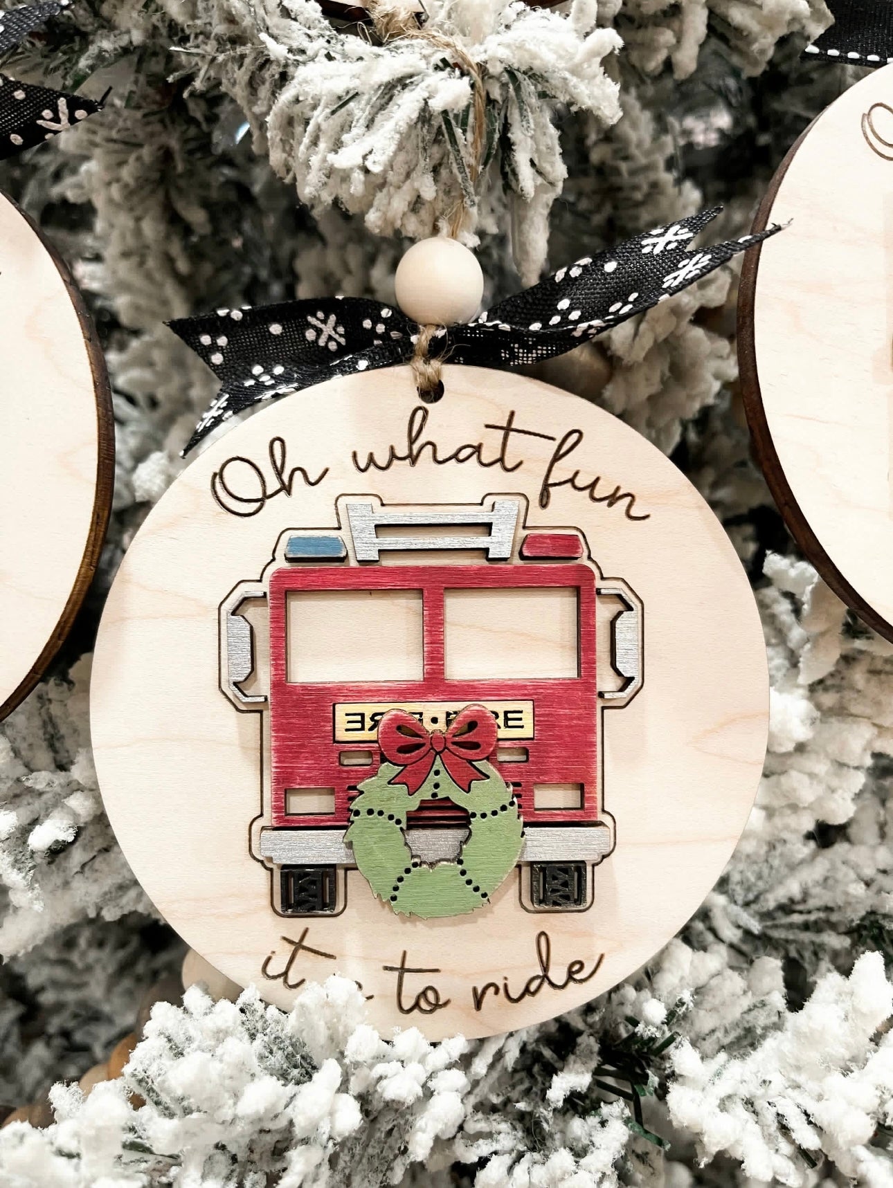 Oh What Fun Ornaments/Christmas Ornaments/ Christmas/Police/kid gifts/fire response
