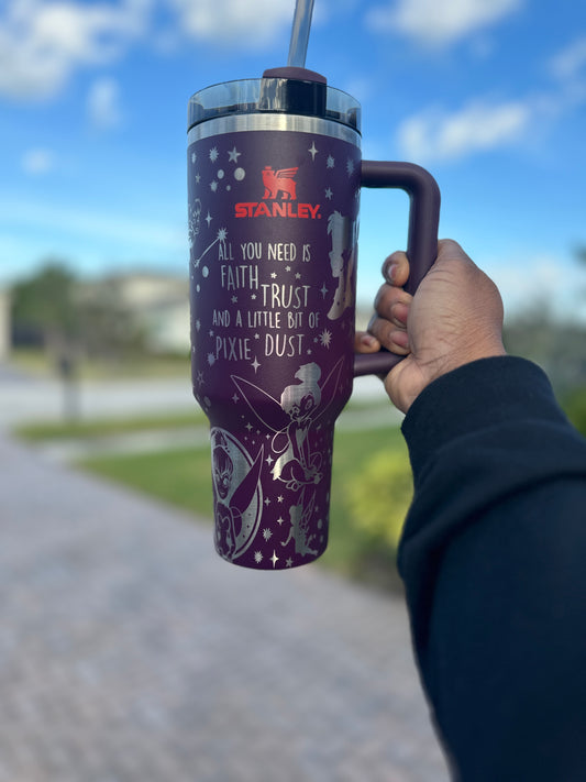 Pixie Dust Themed Custom Engraved 30 oz Tumblers