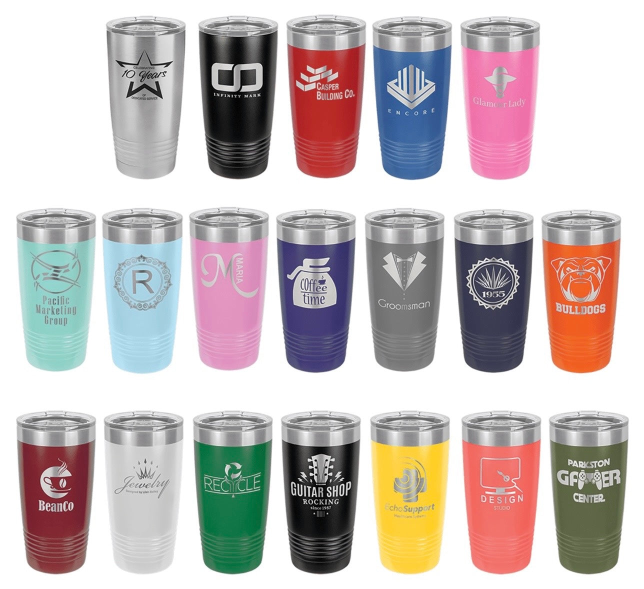 Personalized Custom Engraved Tumbler variety of sizes