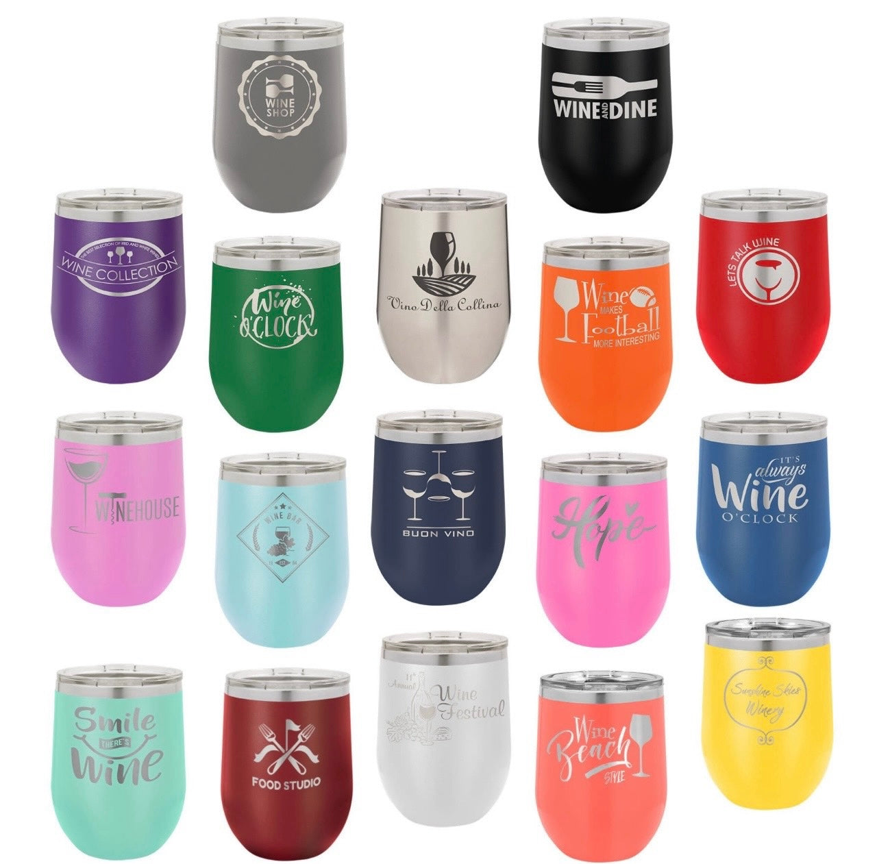 Personalized Custom Engraved Tumbler variety of sizes