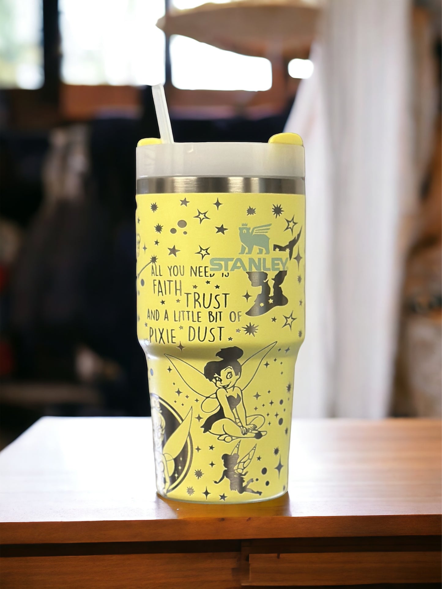 Pixie Dust Themed Custom Engraved 20 oz Tumblers