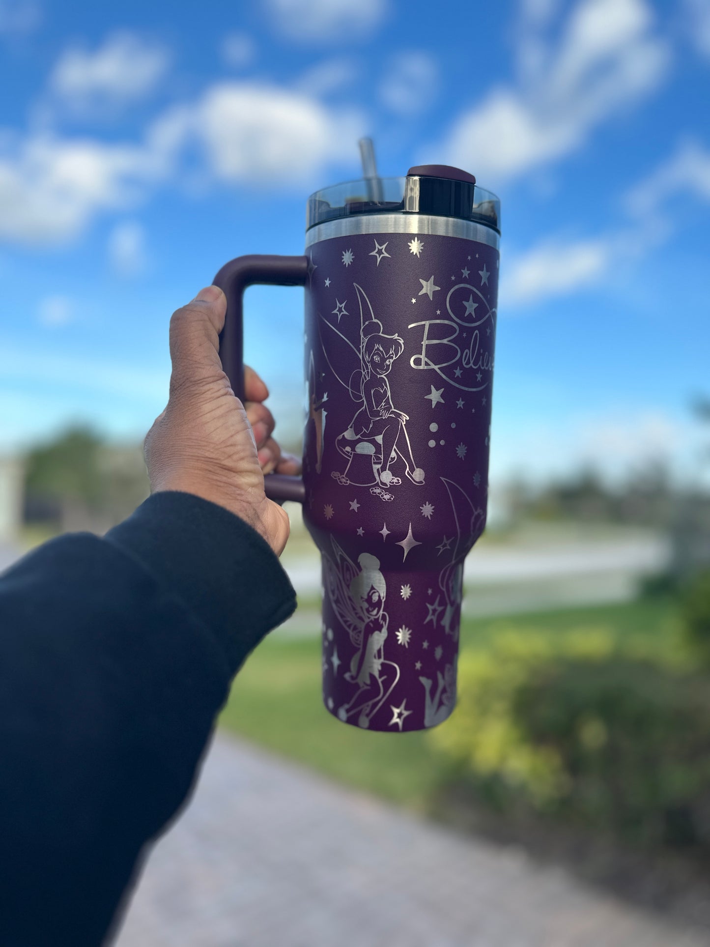 Pixie Dust Themed Custom Engraved 30 oz Tumblers