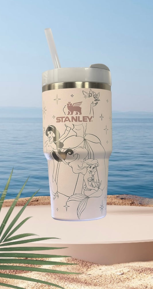 Princess Themed Custom Engraved 20 oz Tumblers