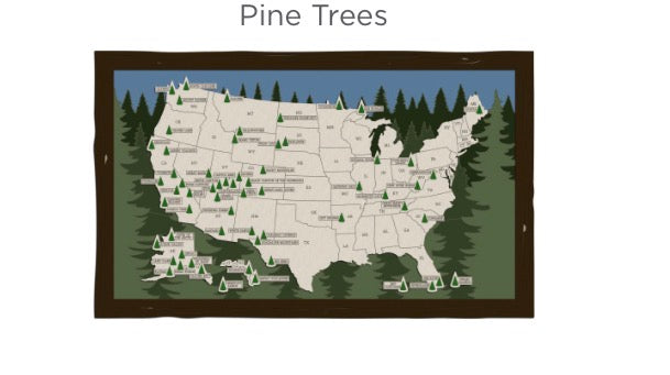 USA National Parks Map Series 2
