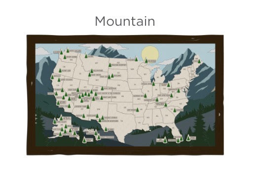 USA National Parks Map Series 2