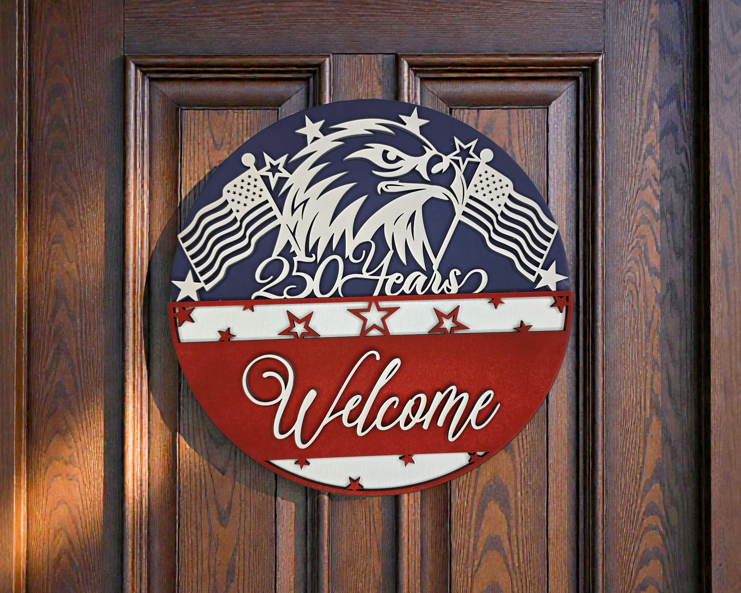 250 Anniversary USA Signage