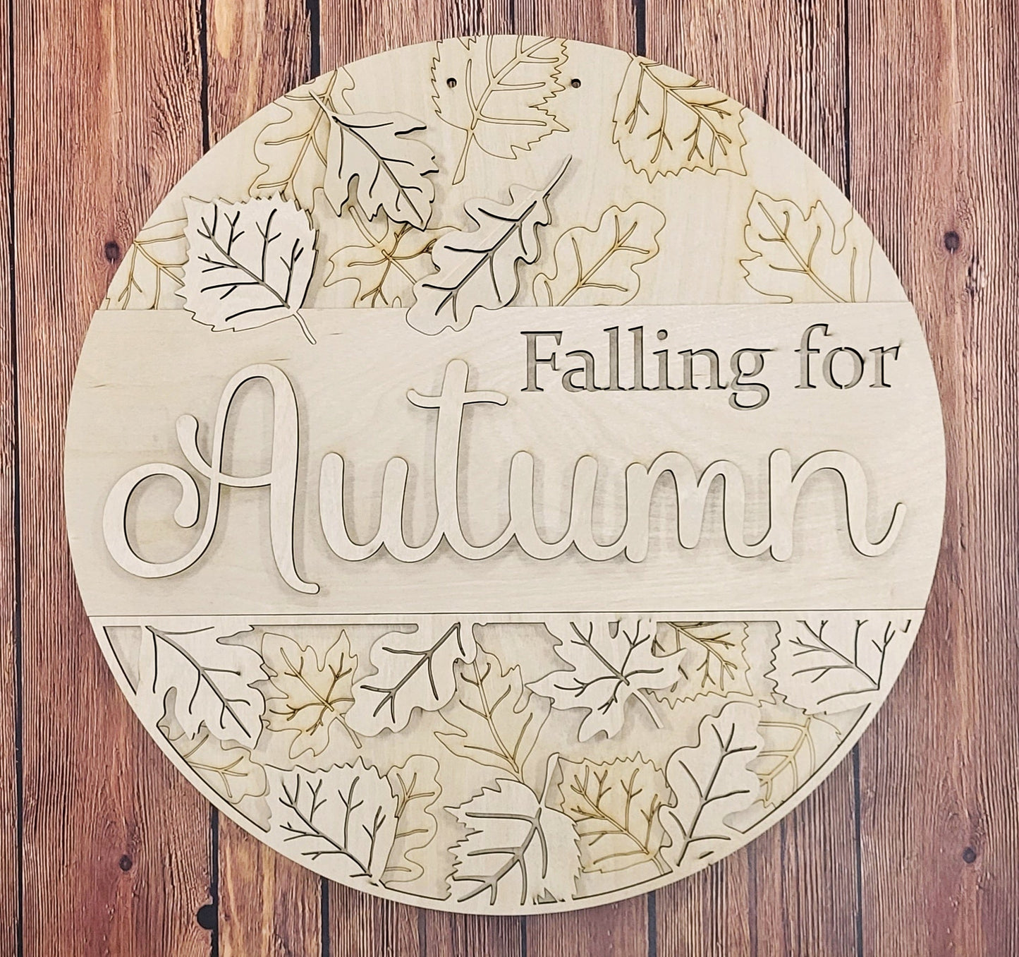 Paint Kit - Falling for Autumn Blank 18, 14 or 16 inch Round