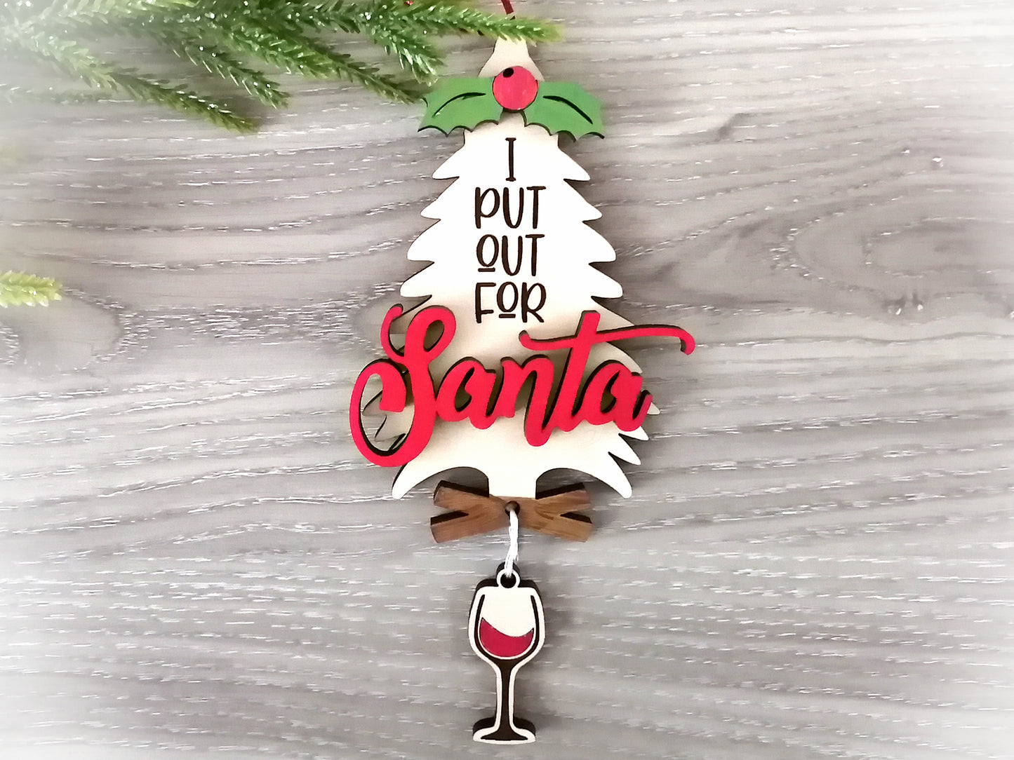 I Put Out for Santa Christmas Ornament Holidays Christmas Gift Funny Gift Adult Ornaments