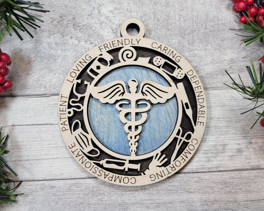 Medical Symbol Christmas Ornament