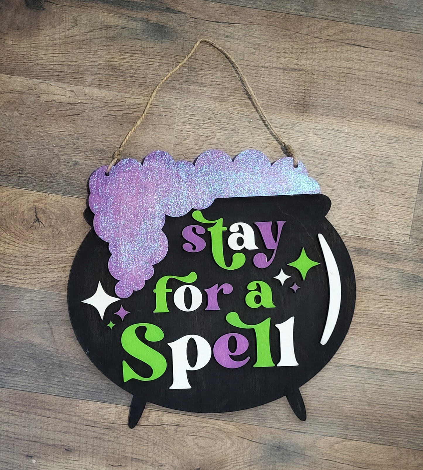 Blank Stay for a Spell Paint Party - Not Painted