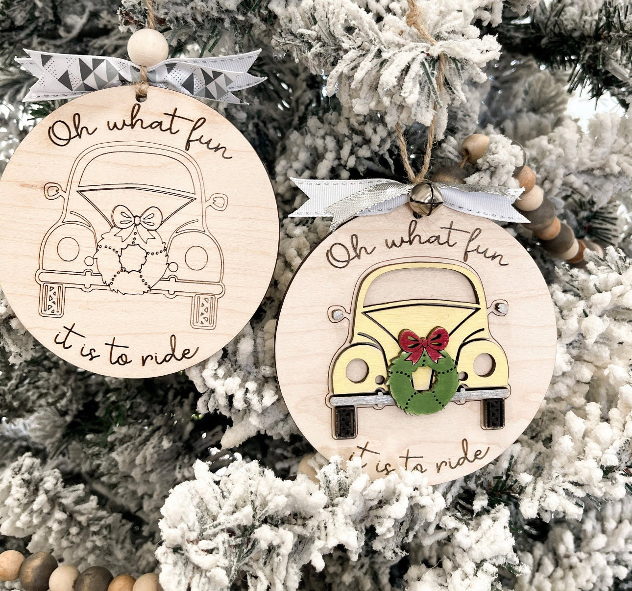 Oh What Fun Ornaments/Christmas Ornaments/ Christmas/Jeep/kid gifts