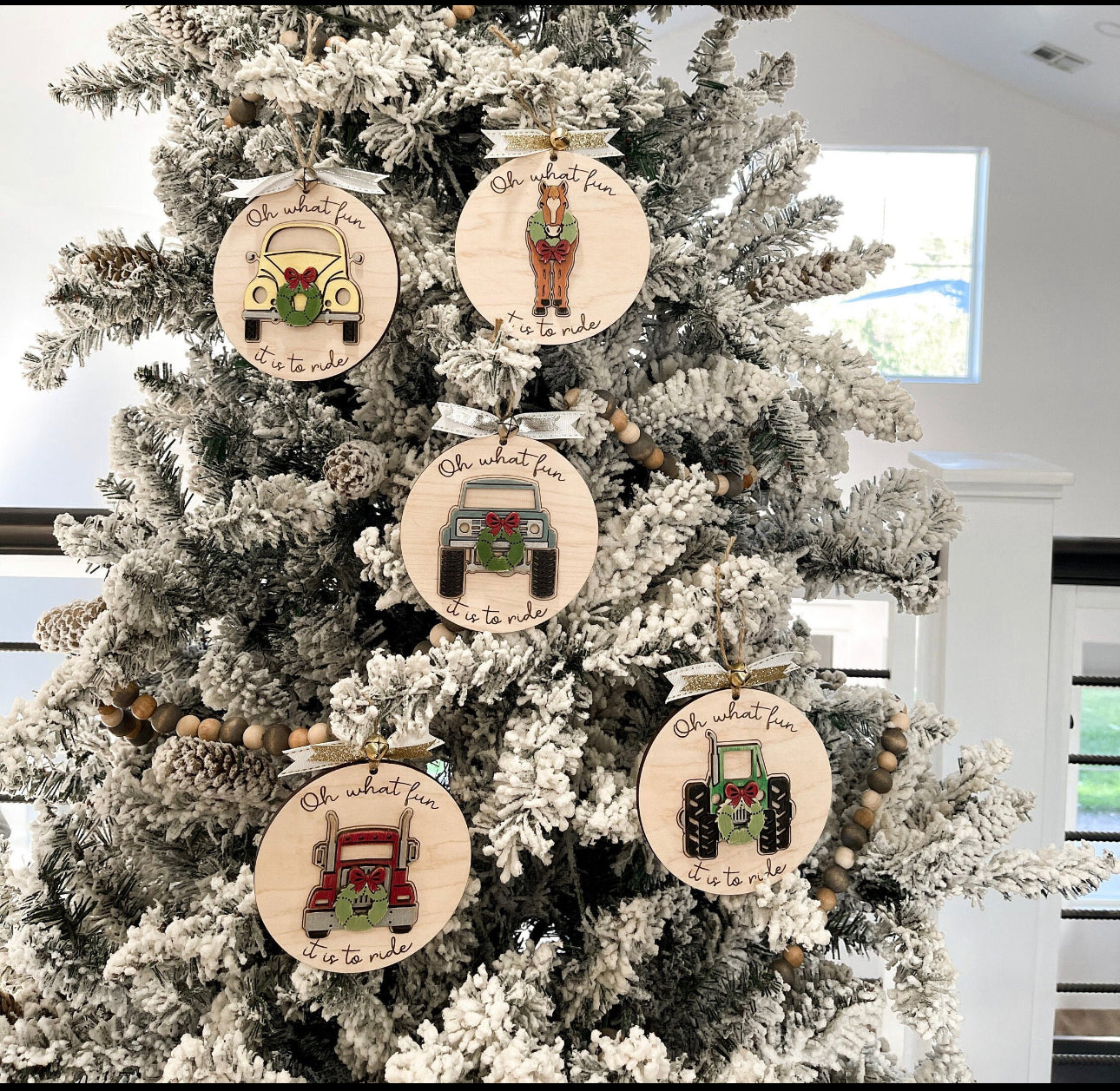 Oh What Fun Ornaments/Christmas Ornaments/ Christmas/Jeep/kid gifts